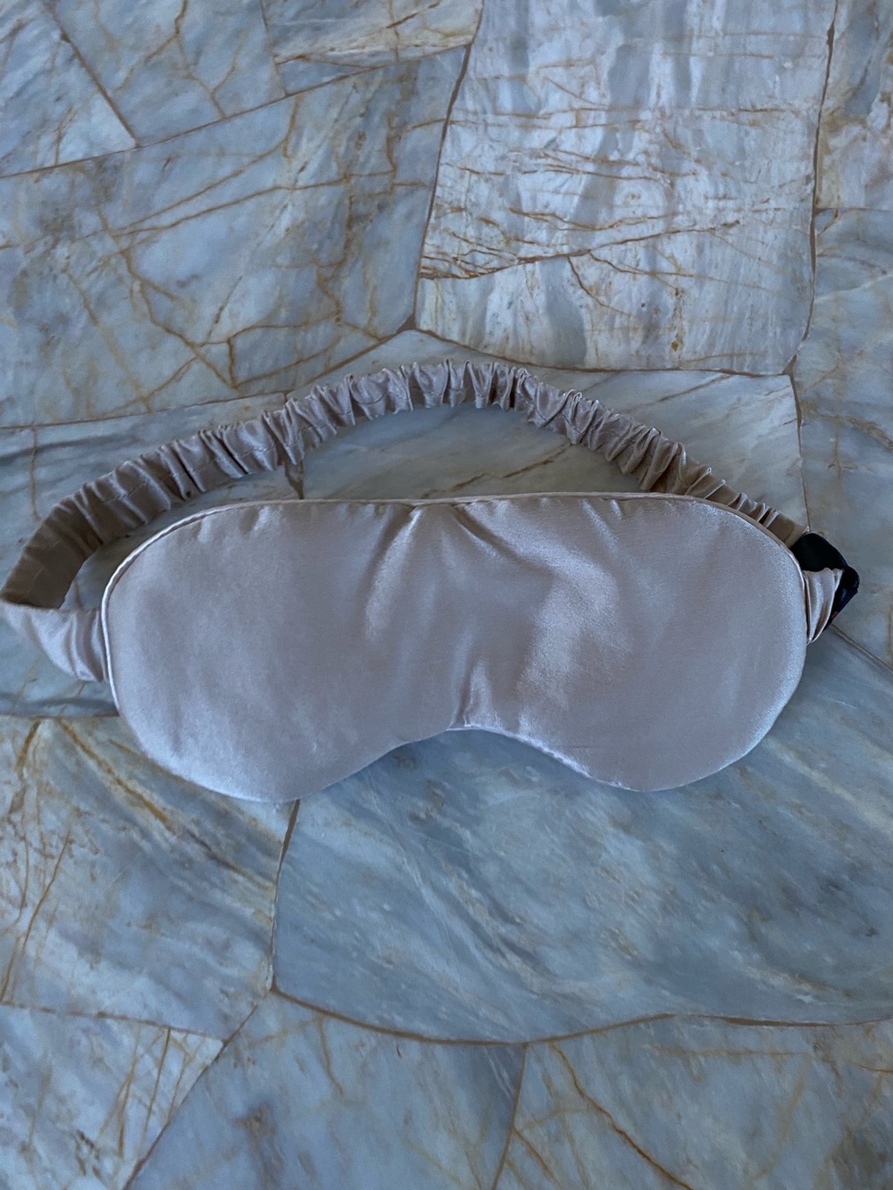 Silky Sleep Mask for Women - Light Beige Eye Mask